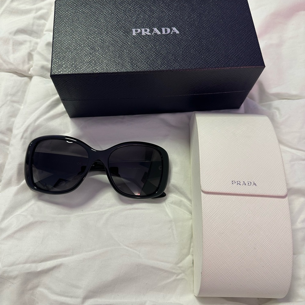 Prada Black Oversized Women's Sunglasses